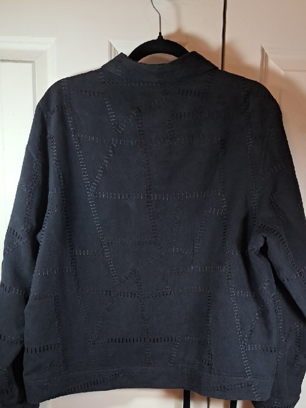 TANTRUMS COLLECTION Women's Black Button-Front Blazer Jacket - Picture 5 of 8